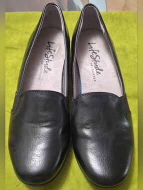LifeStride Womens Isabelle Loafers - Wide Size US 7